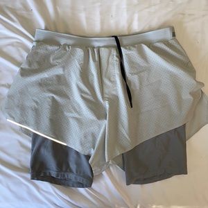 LULULEMON shorts 6 inch w/ 9 inch liner